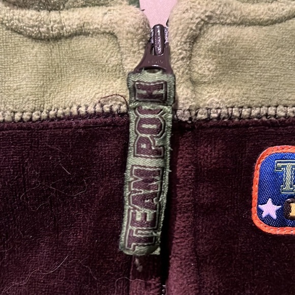 Disney Green and Brown Striped Hoodie - Picture 3 of 5